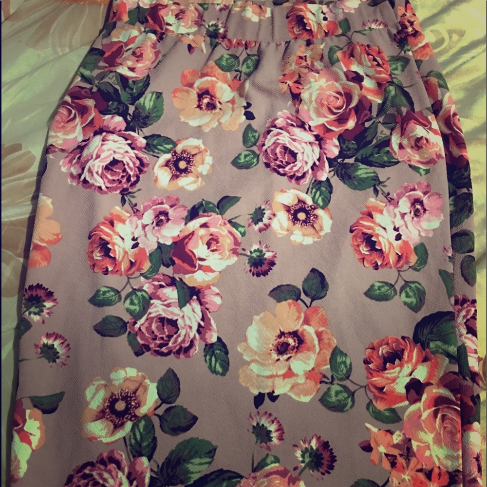 Floral skirt